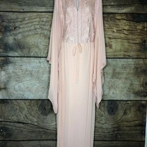 Tadashi Shoji chiffon and tulle gown NWT